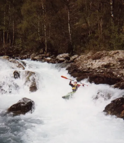 Beau rapide aprés la première gorge