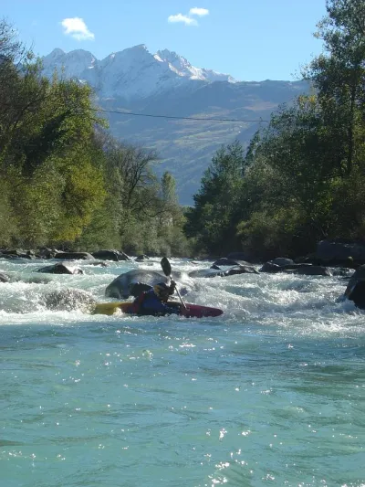 slalom entre les blocs bien lisses, et quel paysage !!