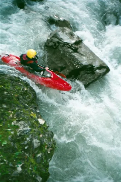 un des passages dans la gorges du larrau!
rider: florence