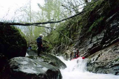 La fin du premier enchainement annoncé par le ruisseau en rive droite