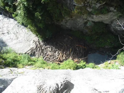 Le Verrou, aux 3/4 des gorges des Tines, le 17/08/03 au matin
