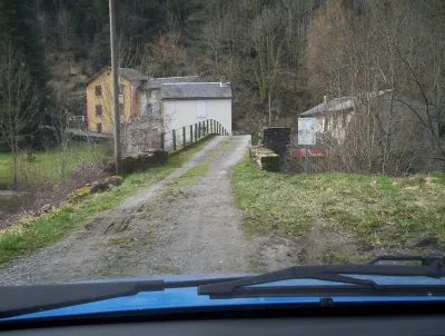 Le départ prés de la maison de la vallèe du Gijou à Pont de Sénégats
