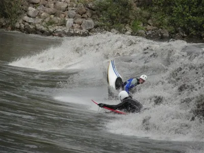 les surfeurs sont de la partie...
