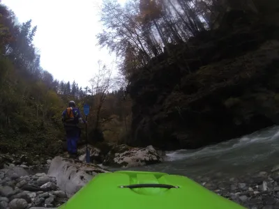 Ambiance sortie du rapide du siphon