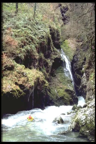 Entrée du canyon au niveau du Pas du Frou