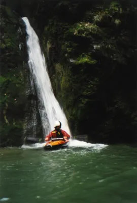 Dans le canyon au niveau du Pas du Frou