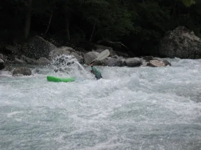 la fin du rapide situé après la 1ere passerelle