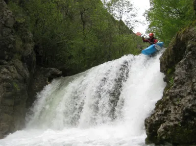 la chute de 4m