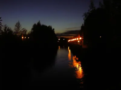 Une vue du parc by night