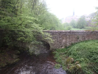 Le pont d'arrivée 