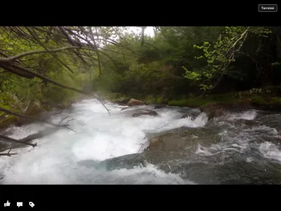 Rapide avant le pont