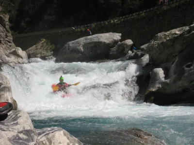 Dans le dernier passage de la triple chutes