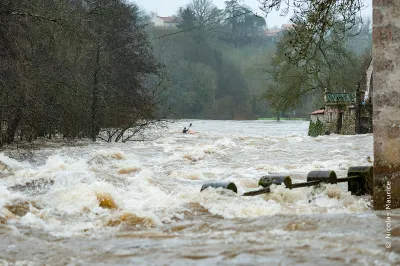 Fin Evrune en crue niveau rouge 