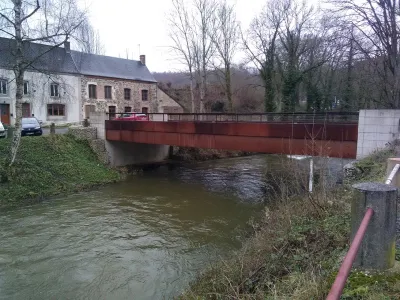 pont de l'Abbaye a l arrivée