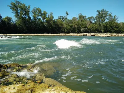 La vague à 0.52 à l'échelle de Portet sur Garonne