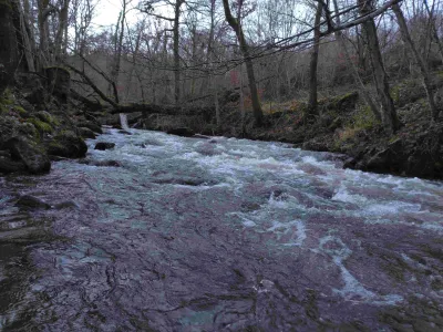 Rapide dans les gorges