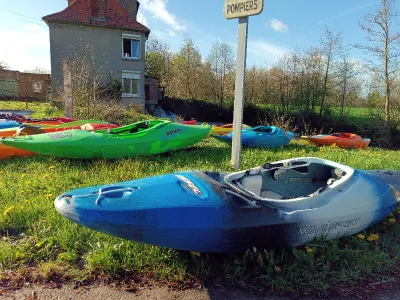 Lieu d'embarquement à la scierie
