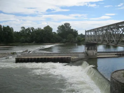 Détail de la chute par Basses Eaux