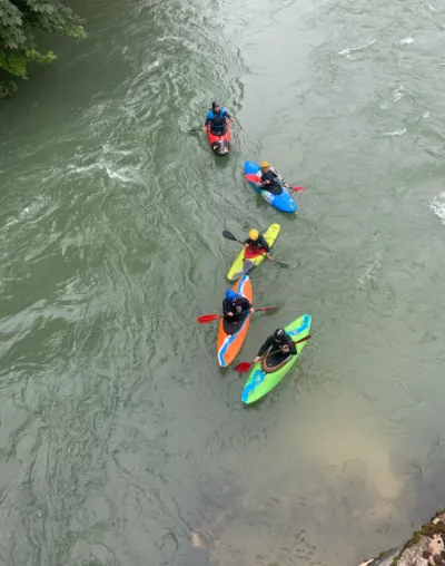Le kayak wasquehal club en sortie club 
