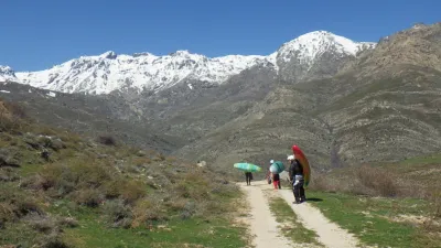 Le chemin pour aller a l'embarquement