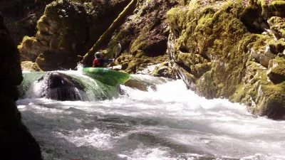 Sortie des gorges par bas niveau - 13 avril 2017