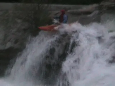 teo sur la derniére chute avant l'arrivée 
