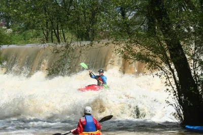 Moi sur la chute