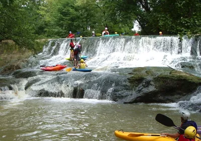 Et enfin la cinquième et dernière chute du parcours la Cascade à Casseneuil