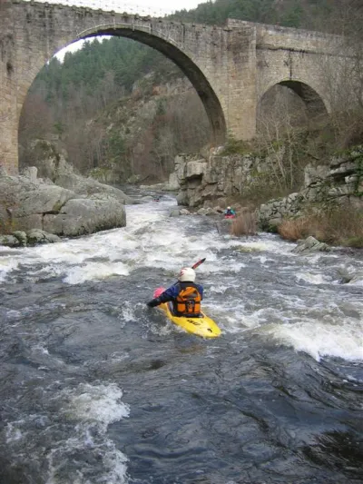 Pont de la Sainte et le début de la gorge !!