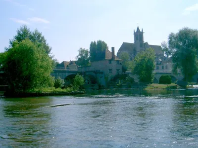 Arrivée a Moret... Cadre bien chouette