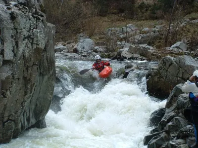 l'entrée du 5 et de la dernière gorge