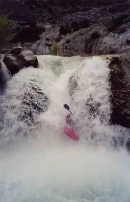 La chute de la Méouge devenue infran depuis.