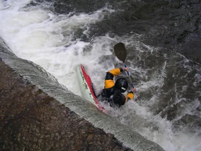 Saut vu du dessus