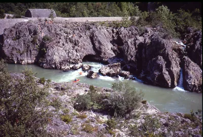Pour l'Histoire, sortie de l'ancien rapide du tunnel (départ actuel)