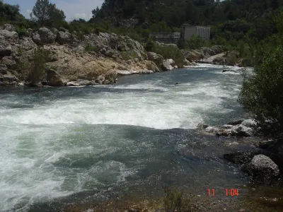 le rouleau apres les chutes suivis du bas du bassin