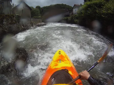 Un peu avant la confluence, sur l'OUrse de Férrère