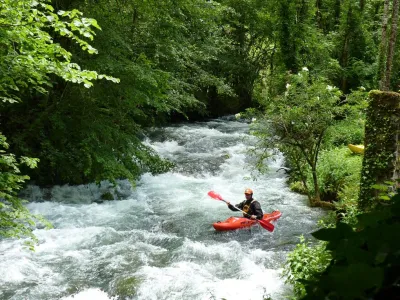 Depart à la Gourgue