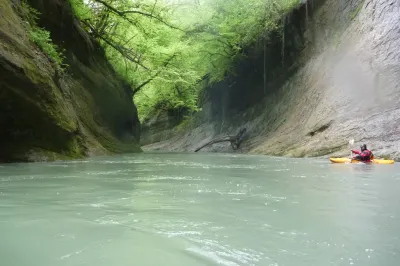 dans les gorges