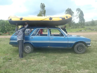 Retour en taxi local