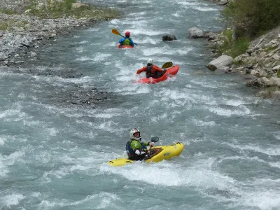 A l'aval du Pont de la D902, les difficultés faiblissent mais quel régal!