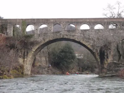 Le Pont-Aqueduc au départ.