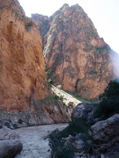 la fin d'un autre rapide, toujours dans la première gorge