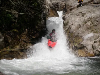 Le réembarquement sous l'X absolu situé en aval du passage du Moulin.