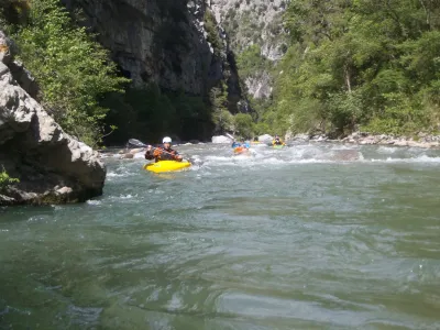 A la sortie des gorges