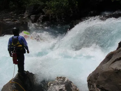 Sortie de la grande chute après le premier chaos, sensations assurées