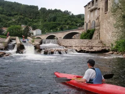 La glissière des Ollières par petit niveau