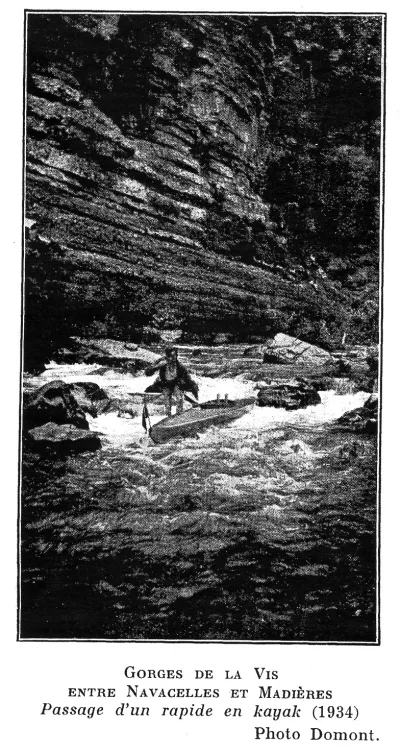 entre Navacelles et Madieres en 1934