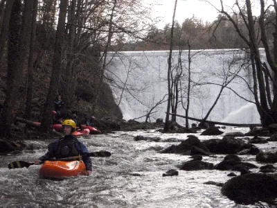 barrage - portage rive droite