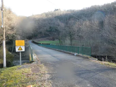 pont sauviat, zone d'arrivée