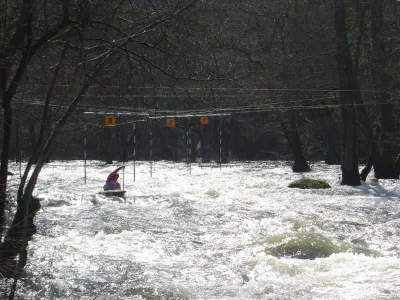 La première partie du bassin, en amont de la pierre plate